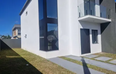 Casa em condomínio fechado com 3 quartos à venda na n, 114, campo duna, garopaba por r$ 720.000