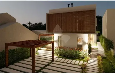 Casa em condomínio fechado com 3 quartos à venda na grp 280, 300, encantada, garopaba por r$ 4.452.000