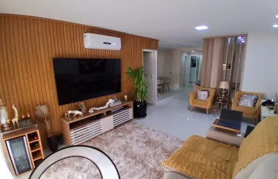 Ilha pura, amplo apartamento com 4 suítes, 160 m2, 2 vagas
