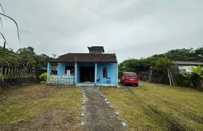 Casa para venda, itanhaém / sp- com quintal, aceita entrada e parcelas