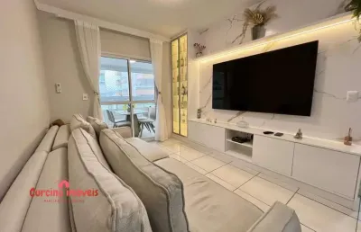Apartamento para venda em praia grande, guilhermina, 2 dormitórios, 1 suíte, 2 banheiros, 2 vagas
