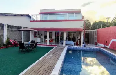 Casa com 3 quartos à venda na rua dois, 1097, jardim britânia, caraguatatuba, 185 m2 por r$ 850.000