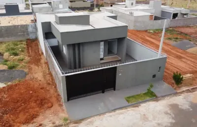 Casa residencial novíssima no bairro set valley, design noderno, excelente localização, próximo ao condomínio alta vista, fácial acesso a br 153;
