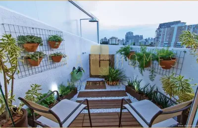 Apartamento cobertura de 80m2, na vila nova conceição à venda