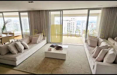 Apartamento luxuoso e espetacular à venda, com 275 m², varanda gourmet, 2 suítes, 4 vagas de garage
