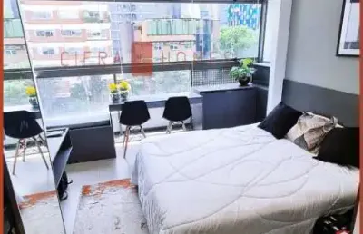 Studio luminoso e agradável à venda, com lazer completo, em ótima localização do jardim américa
