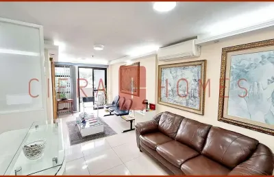 Sala para locação comercial, com 80 m², 2 conjuntos unificados com varanda, 2 vagas de garagem, no