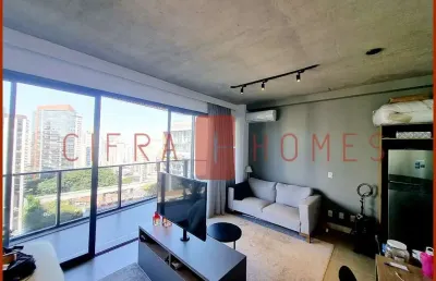 Studio para locação, mobiliado, lazer completo, 1 vaga, no melhor da v. olímpia