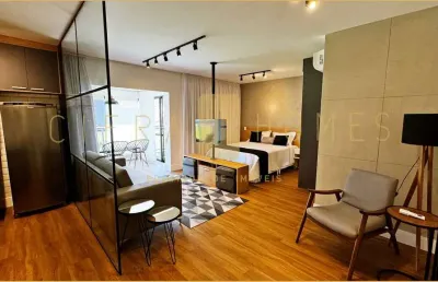 Apartamento garden para locação, com 1 dormitório, terraço gourmet, mobiliado e lazer completo.