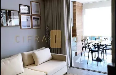 Apartamento para locação, andar alto, 1 suíte, 1 vaga, no itaim bibi