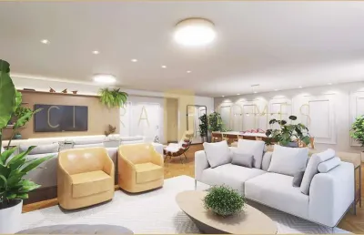 Apartamento à venda, 220m², luminoso, 3 suítes, 2 vagas, coração de higienópolis