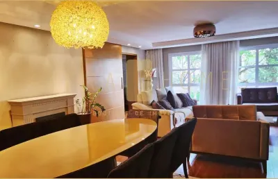 Apartamento de 174m² reformado, 3 dormitórios, sacada, lazer completo e 2 vagas, em localização pri