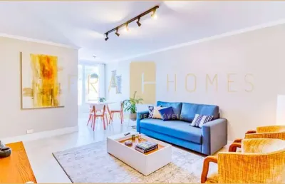 Apartamento para locação, 76m², com 2 dormitórios e mobiliado, em edifício com lazer e portaria 24h