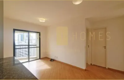 Apartamento de 40 m², com 1 dormitório, varanda, vaga, piscina aquecida, academia e fácil acesso ao