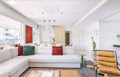Apartamento para locação e venda, com  2 suites, 3 vagas, 158m², no bairro do itaim.