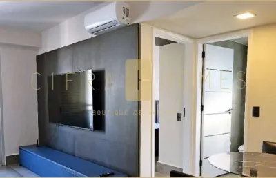 Apartamento reformado de 50m² com vaga e ar-condicionado próximo às principais avenidas da zona oes