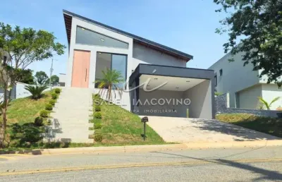 Casa térrea nova, à venda, 193m², condominio residencial paradiso, itatiba, sp
