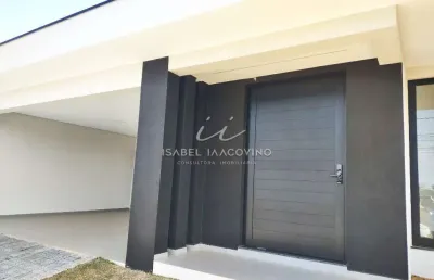 Casa nova térrea  à venda, 285m², no condomínio campo de toscana em vinhedo-sp