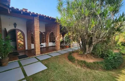 Venda de imóvel de luxo em condomínio exclusivo em vinhedo-sp: 7 quartos, 2 suítes, 415m² na estância marambaia