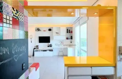 Apartamento com 1 dormitório à venda, 54 m² por r$ 1.015.000,00 - jurerê - florianópolis/sc
