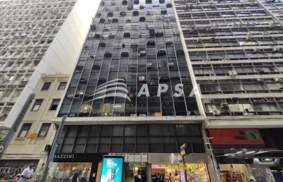 Ótima sala comercial, com banheiro, 30 m2, em frente ponto do vlt, av. rio branco, excelente localiz