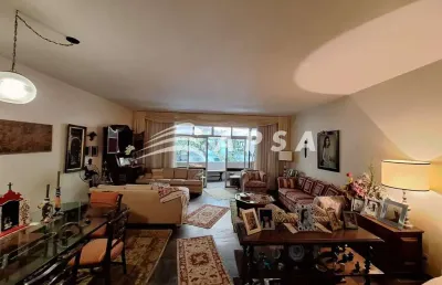 Excelente apartamento localizado em ipanema, 130m², sala super confortável, possui varanda de frente