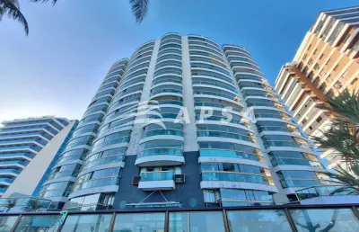 Apartamento frente mar, semi mobiliado, condomínio com infraestrutura, sendo 75 m² sala/ cozinha, va