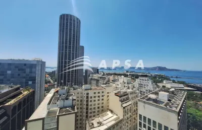 Excelente sala comercial de 135m² localizada no centro do rio de janeiro, toda equipada e em perfeit