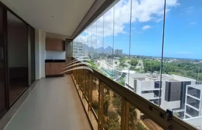 Belíssimo apartamento de 04 quartos, primeira locação, no condomínio royal blue - barra da tijuca. c