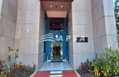 Linda sala comercial, no edifício barra business, na barra da tijuca. com 28m², o imóvel está totalm