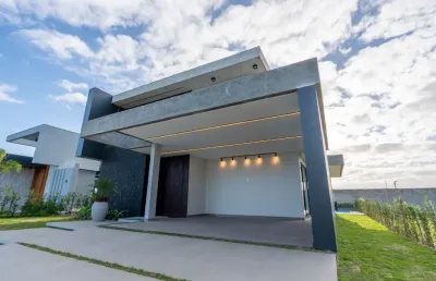 Casa recém construída - aguas do atlantico - condominio fechado próximo ao mar