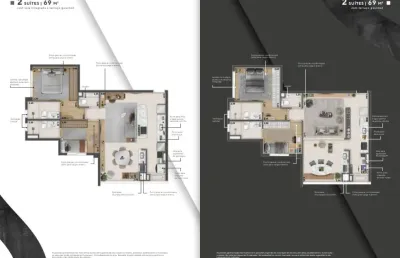 Apartamento com 2 suites, lavabo e vaga no melhor campo belo