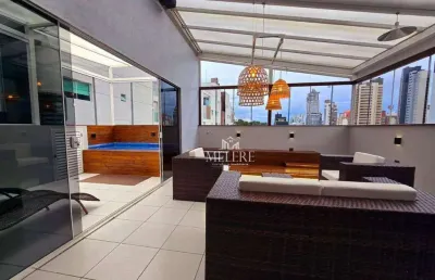 Cobertura maravilhosa perfeita no champagnat com piscina aquecida r$ 1.350.000,00