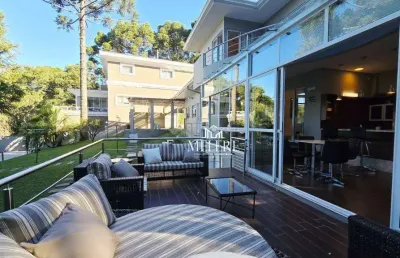 Casa com 4 dormitórios à venda, 370 m² por r$ 3.800.000,00 - campo comprido - curitiba/pr