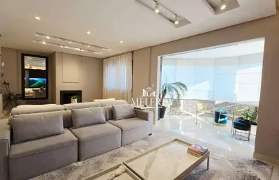 Apartamento com 4 dormitórios à venda, 200 m² por r$ 1.750.000 - mossunguê - curitiba/pr