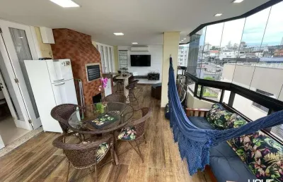 Cobertura com 3 quartos à venda na rua general eurico gaspar dutra, 440, estreito, florianópolis por r$ 1.600.000