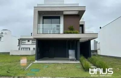 Casa em condomínio fechado com 3 quartos à venda na avenida wilson cartilo branco, 225, beira rio, biguaçu por r$ 1.295.000