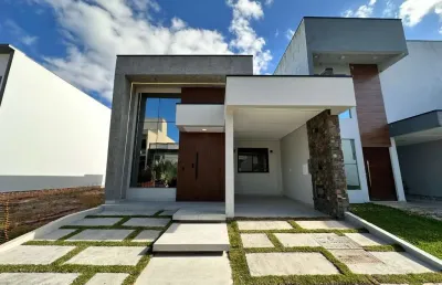 Casa em condomínio fechado com 3 quartos à venda na avenida wilson castelo branco, 196, deltaville, biguaçu por r$ 780.000