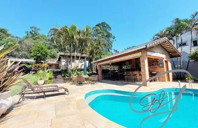 Casa em condomínio fechado com 5 quartos à venda na rua marechal deodoro da fonseca, 13, palos verdes, carapicuíba, 322 m2 por r$ 2.470.000