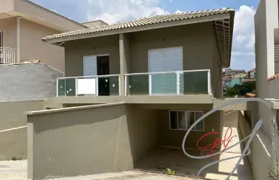 Casa sobrado novo, 119 m2, 3 dormitórios, jardim rio das pedras, cotia