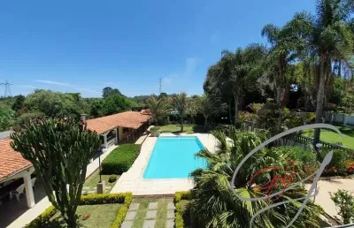 Chácara à venda em ibiúna-sp no recreio: 7 quartos, 7 suítes, 3 salas, 9 banheiros, 8 vagas de garagem, 2.100m² de área