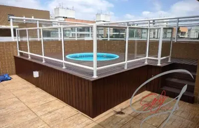 Cobertura duplex, vila são francisco, 03 suítes, 03 vagas, área de lazer completa