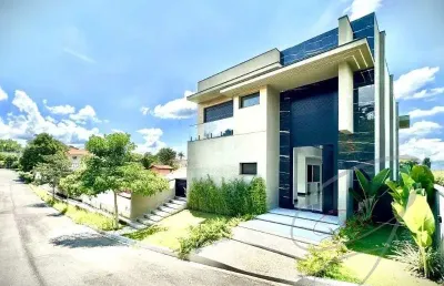 Casa residencial para venda granja viana, cotia 4 dormitórios sendo 4 suítes, 3 salas, 5 banheiros, 6 vagas 440,00 m² construída, 398,00 m² terreno