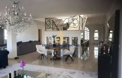 Linda mansão em alphaville com 1.200m² de área construida com 4 suítes!!