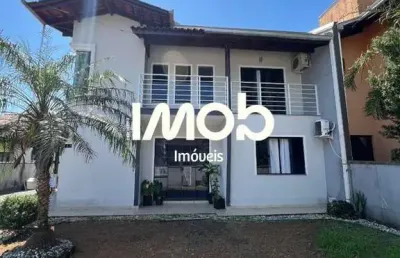 Casa geminada com 1 suíte + 2 quartos, barra do rio cerro - jaraguá do sul