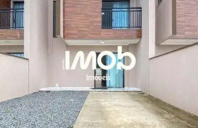 Casa geminada com 1 suíte + 2 quartos, bananal do sul - guaramirim