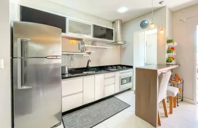 Apartamento com 1 suíte + 1 quarto no bairro barra do rio cerro