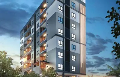 Apartamento com 2 quartos e lazer no centro de penha no residencial florença