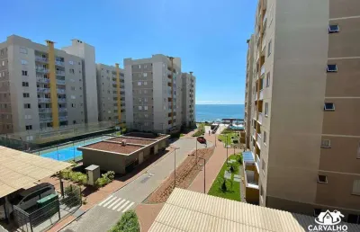 Apartamento mobiliado com 2 dormitórios e vista mar no vila açoriana – barra velha