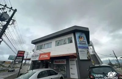 Sala comercial com 50m² e recepção em frente à milium – centro de barra velha